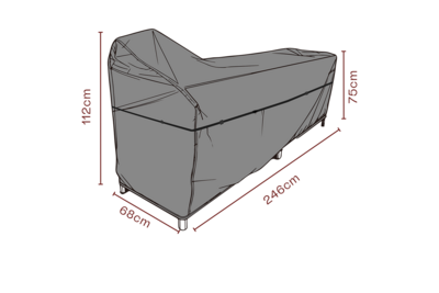 Cover cuisine extérieure Noir