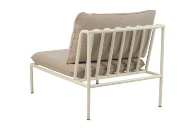 Collier partie centrale Pearl White/Teddy Beige