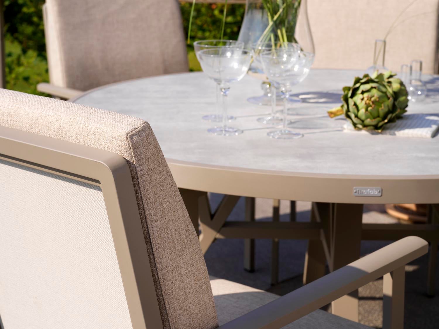 Samvaro table à manger Khaki/Sand