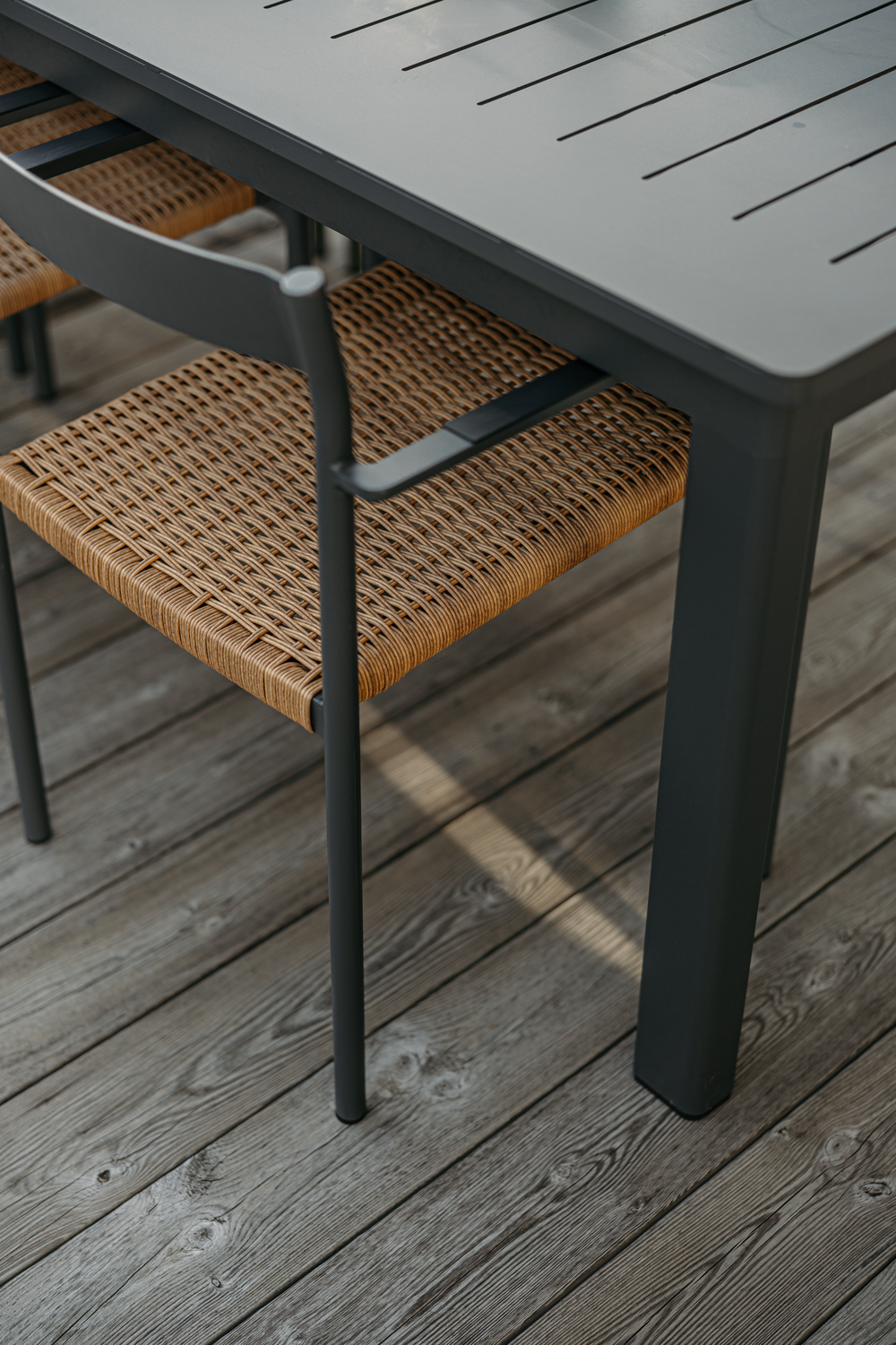 DK chaise de table Antracit/Natur