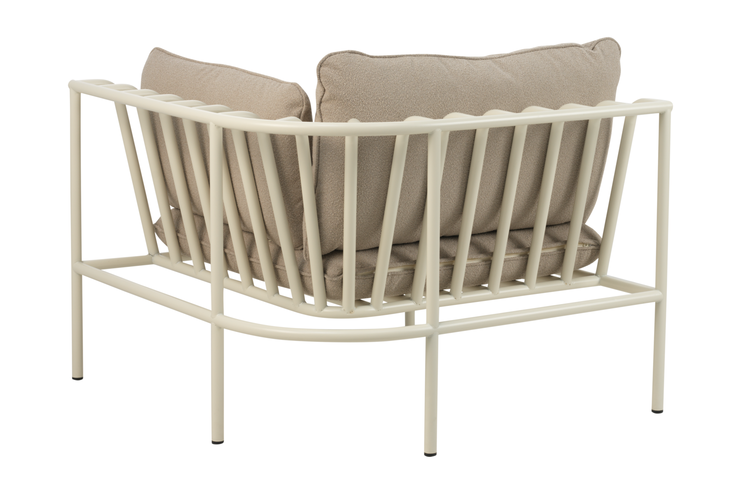 Collier angle Pearl White/Teddy Beige