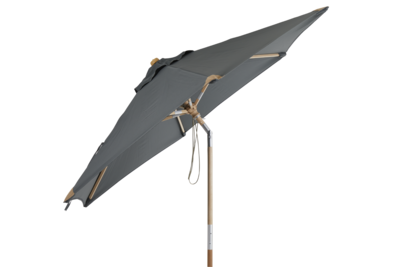 Trieste parasol Couleur naturelle/gris