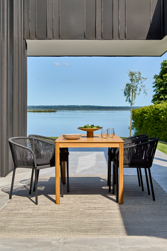 Delta fauteuil Noir/Teddy Black