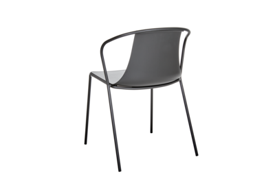 Kasia chaise de table Noir/noir