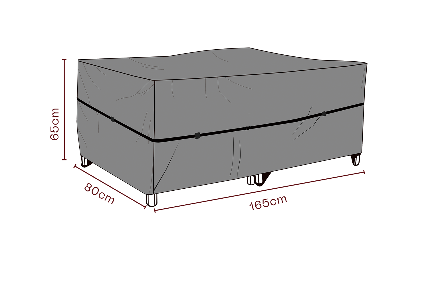 Cover canapé Black-Breathable