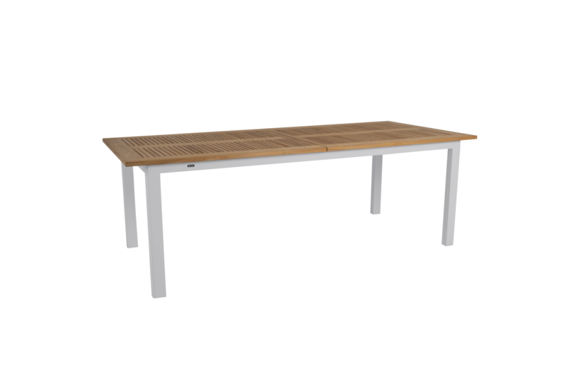 Lyon table à manger Light Grey/Teak