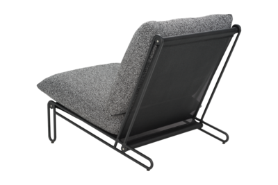 Blixt fauteuil lounge Noir/Teddy Ant