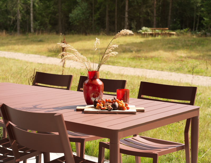 Delia chaise de table Zin Red