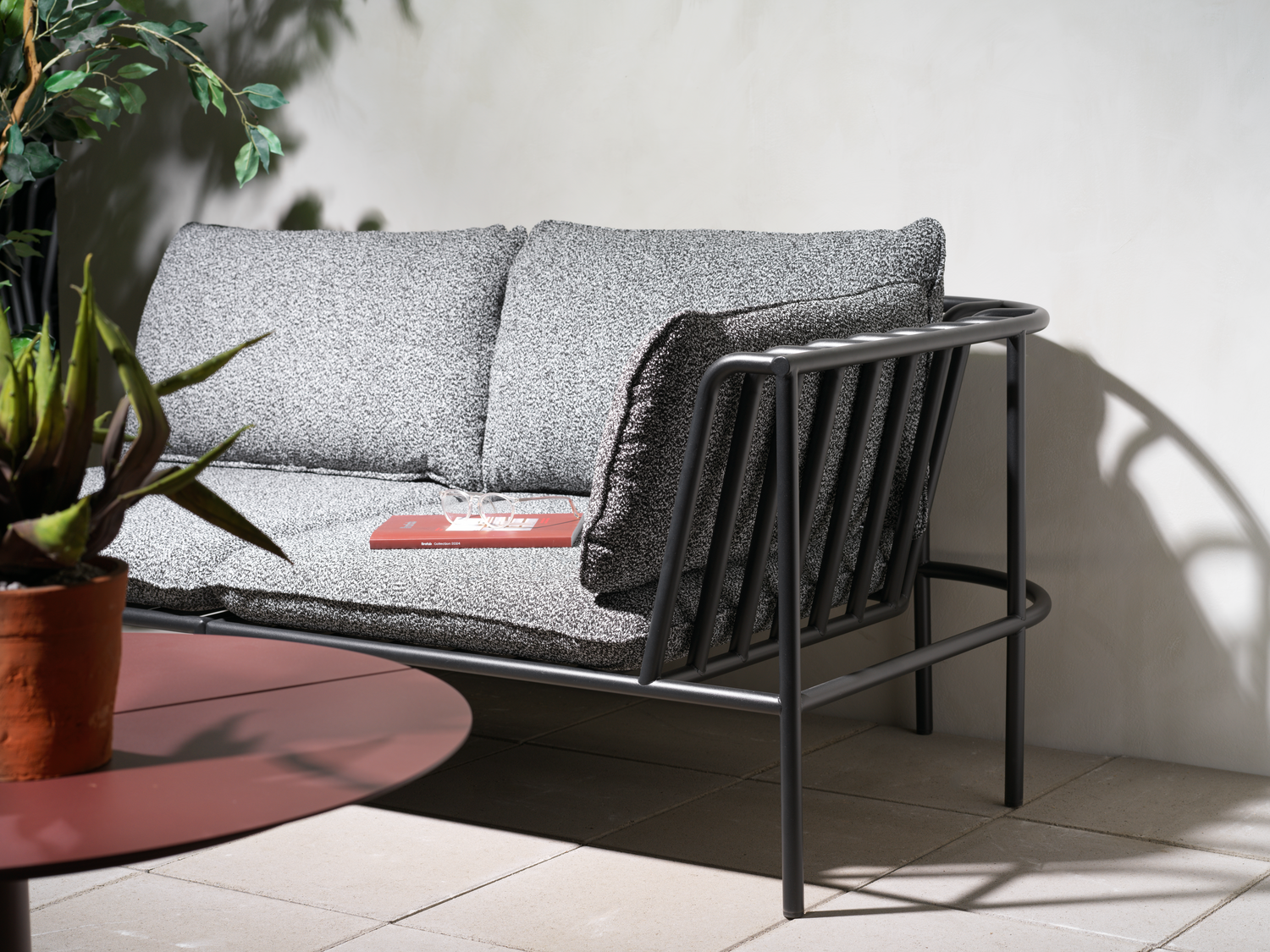 Collier partie centrale Noir/Teddy Ant