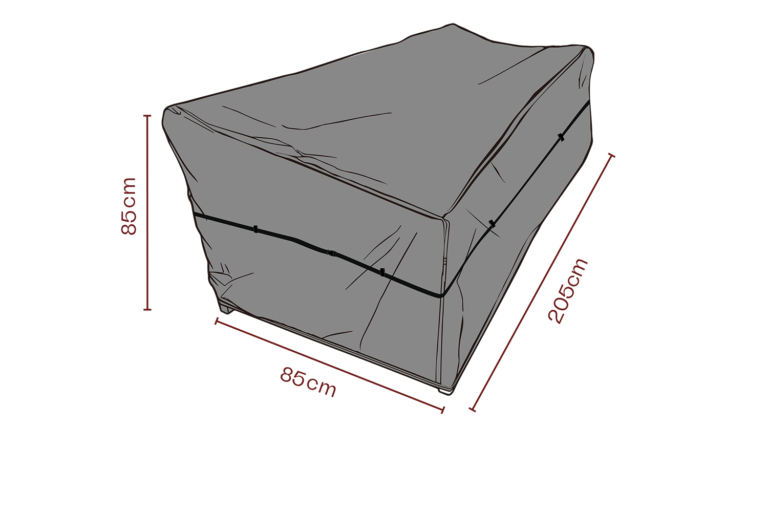 Cover canapé Black-Breathable