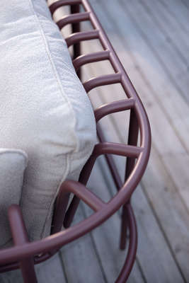 Collier angle Zin Red/Teddy Beige