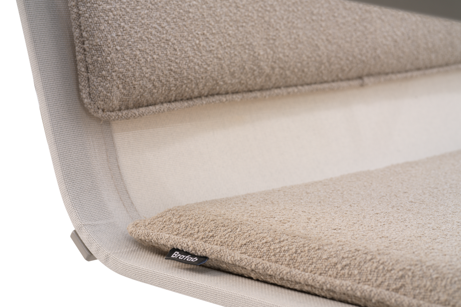 Soro fauteuil lounge Khaki/Teddy Beige