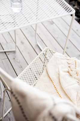 Haru chaise de table Pearl white