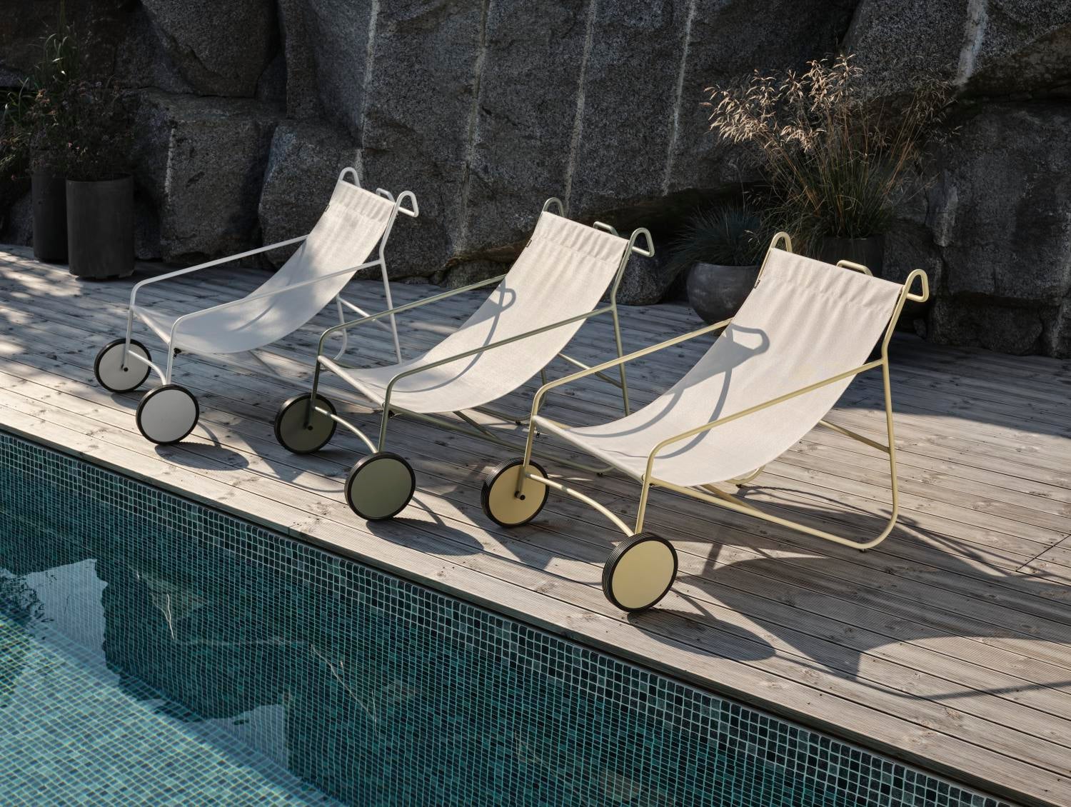 Poul Chair fauteuil lounge Lemon/Off-white