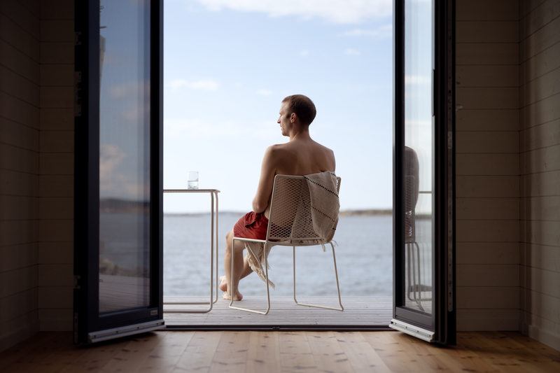 Haru chaise de table Pearl white