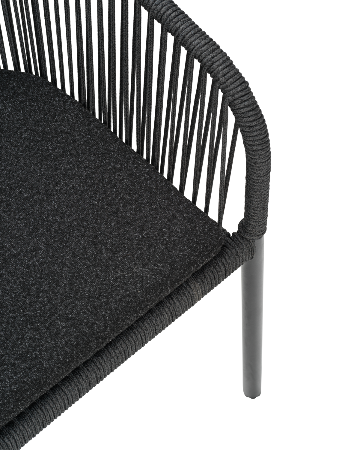 Delta fauteuil Anthracite/Teddy Black