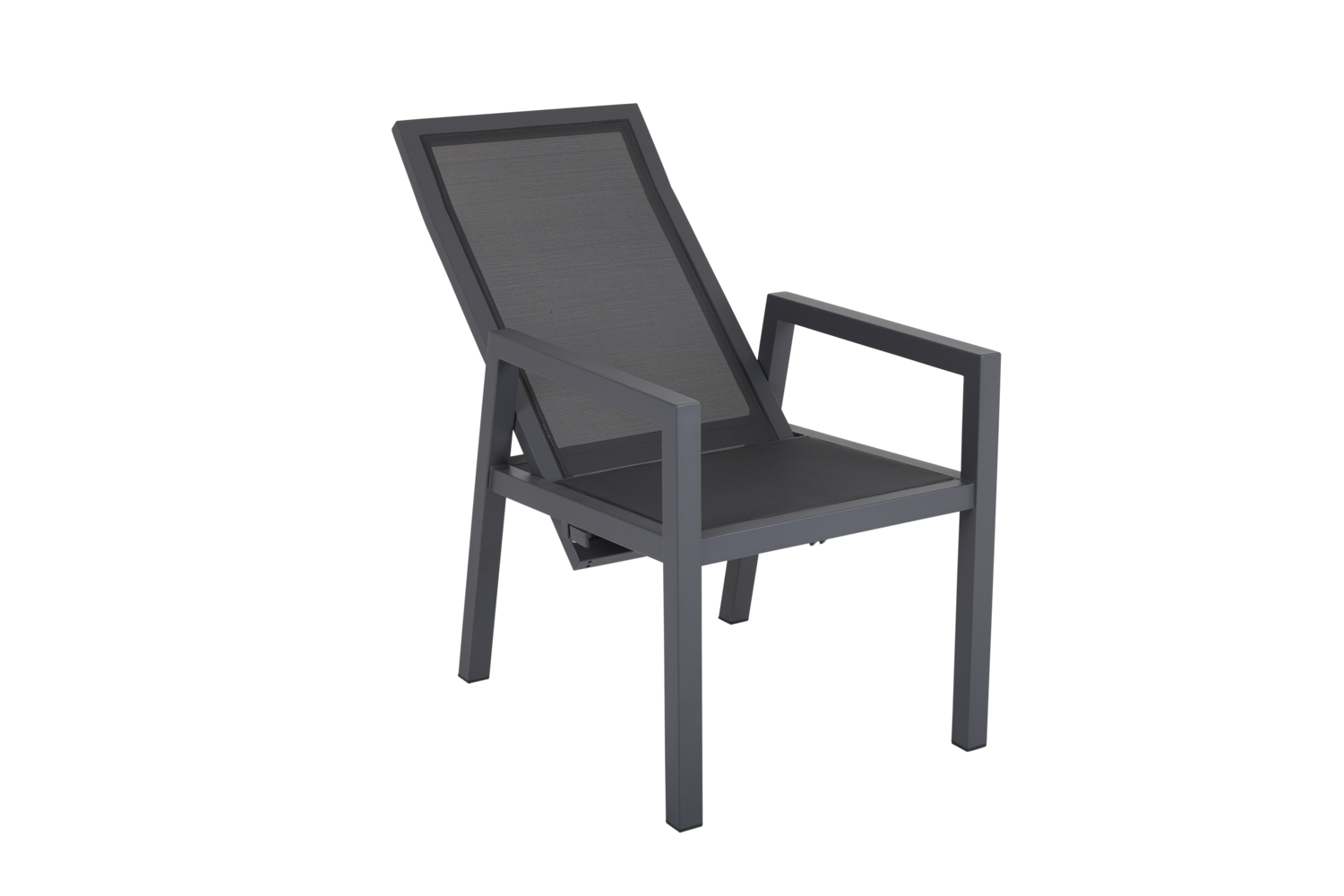 Newfort fauteuil avec dossier réglable Anthracite/Noir