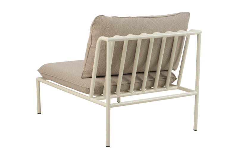 Collier partie centrale Pearl White/Teddy Beige