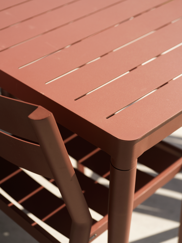 Delia chaise de table Zin Red