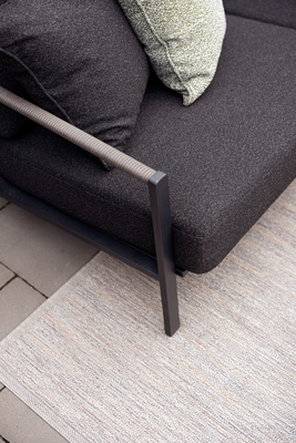 Lyra fauteuil Noir/Teddy Black