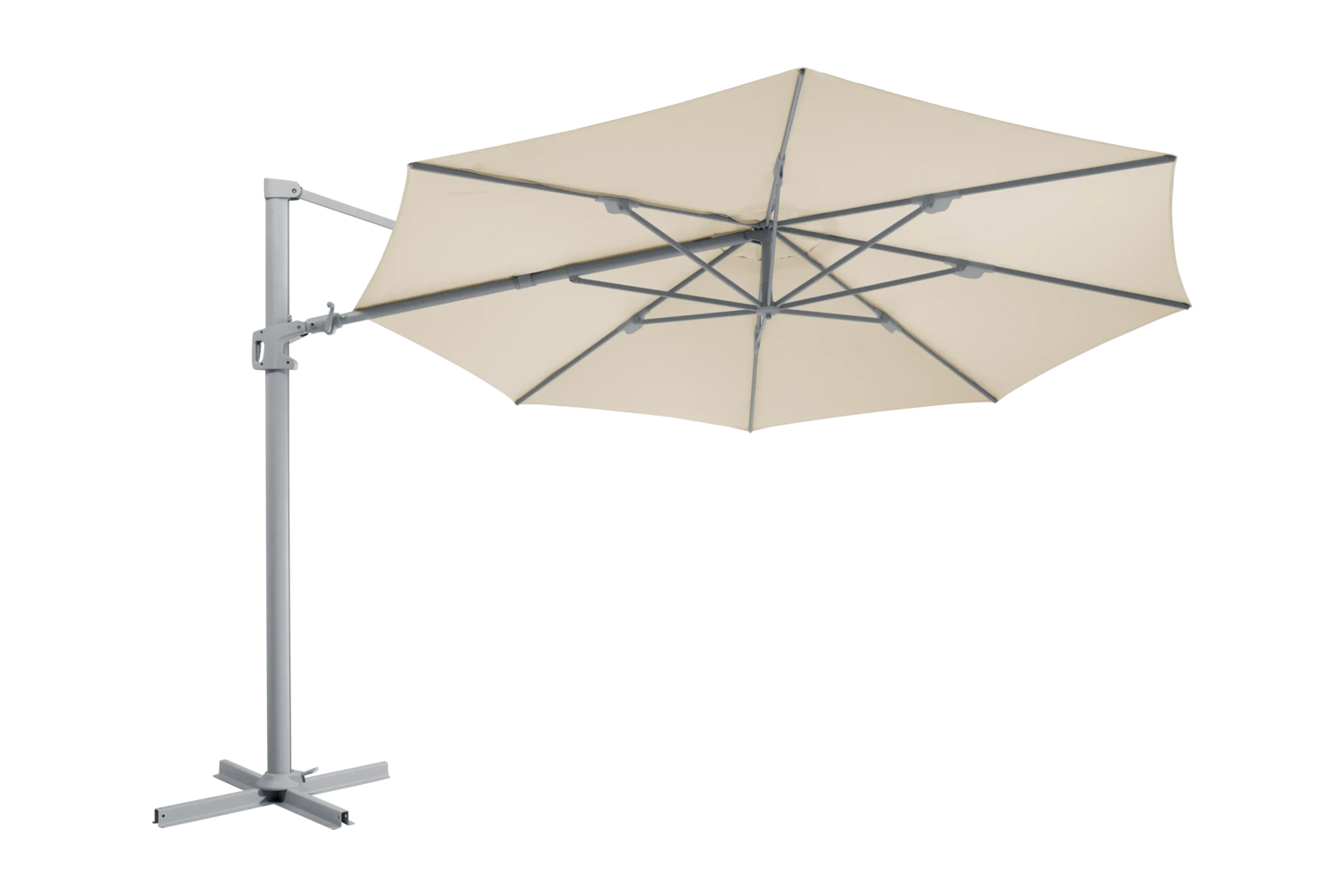 Vinovo parasol sans pied Khaki/Light Grey