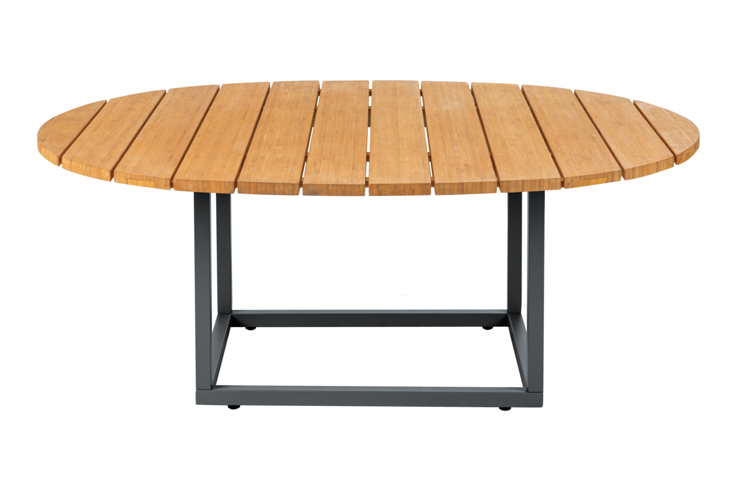 Olive table salon Anthracite/Bamboo