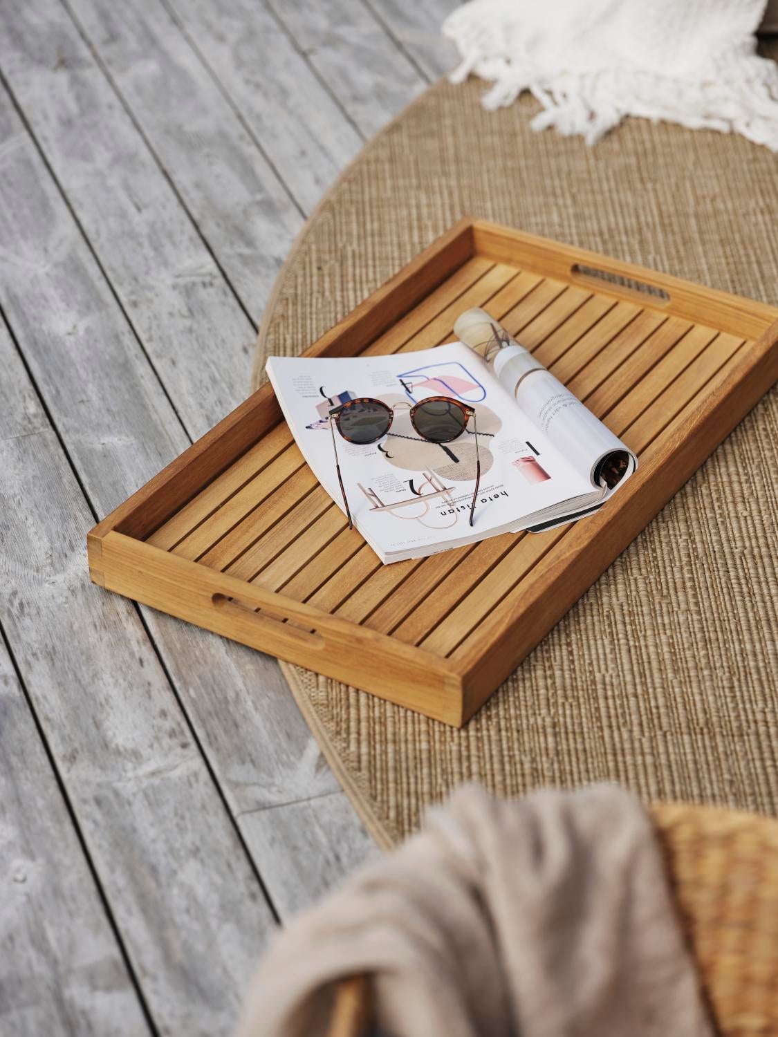 Turin plateau de service Couleur naturelle