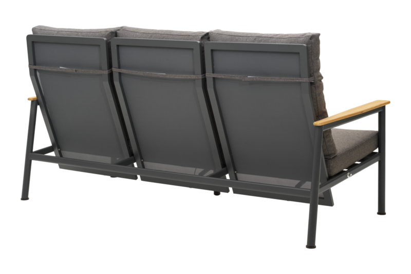 Gordon Canapé 3 places Anthracite/Soft Dawn