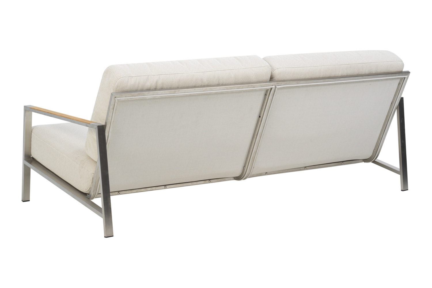 Naos Canapé 2,5 places Stainless Steel/Dot Beige