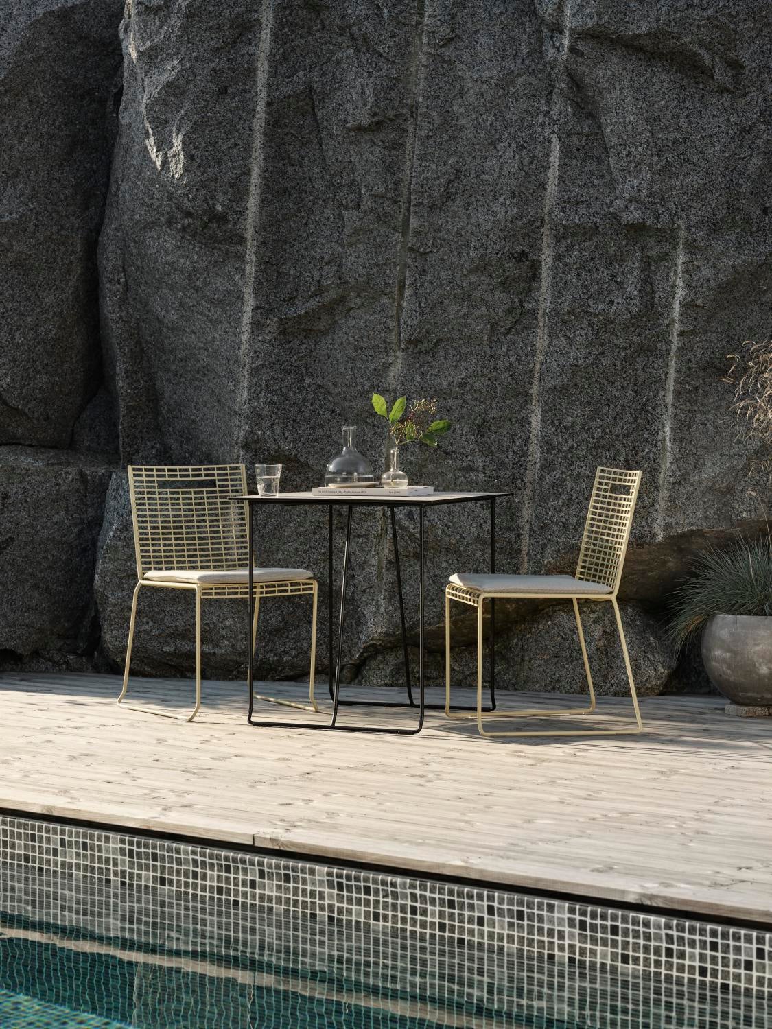 Laminate planche de table Beige/terrazzo