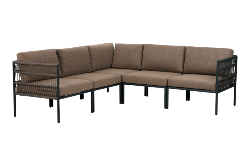 Reno partie centrale Black/Raw Peanut