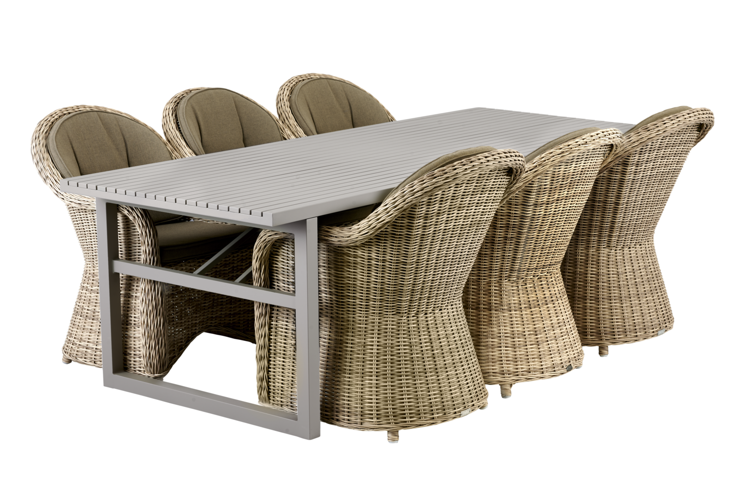 Vevi table à manger Khaki