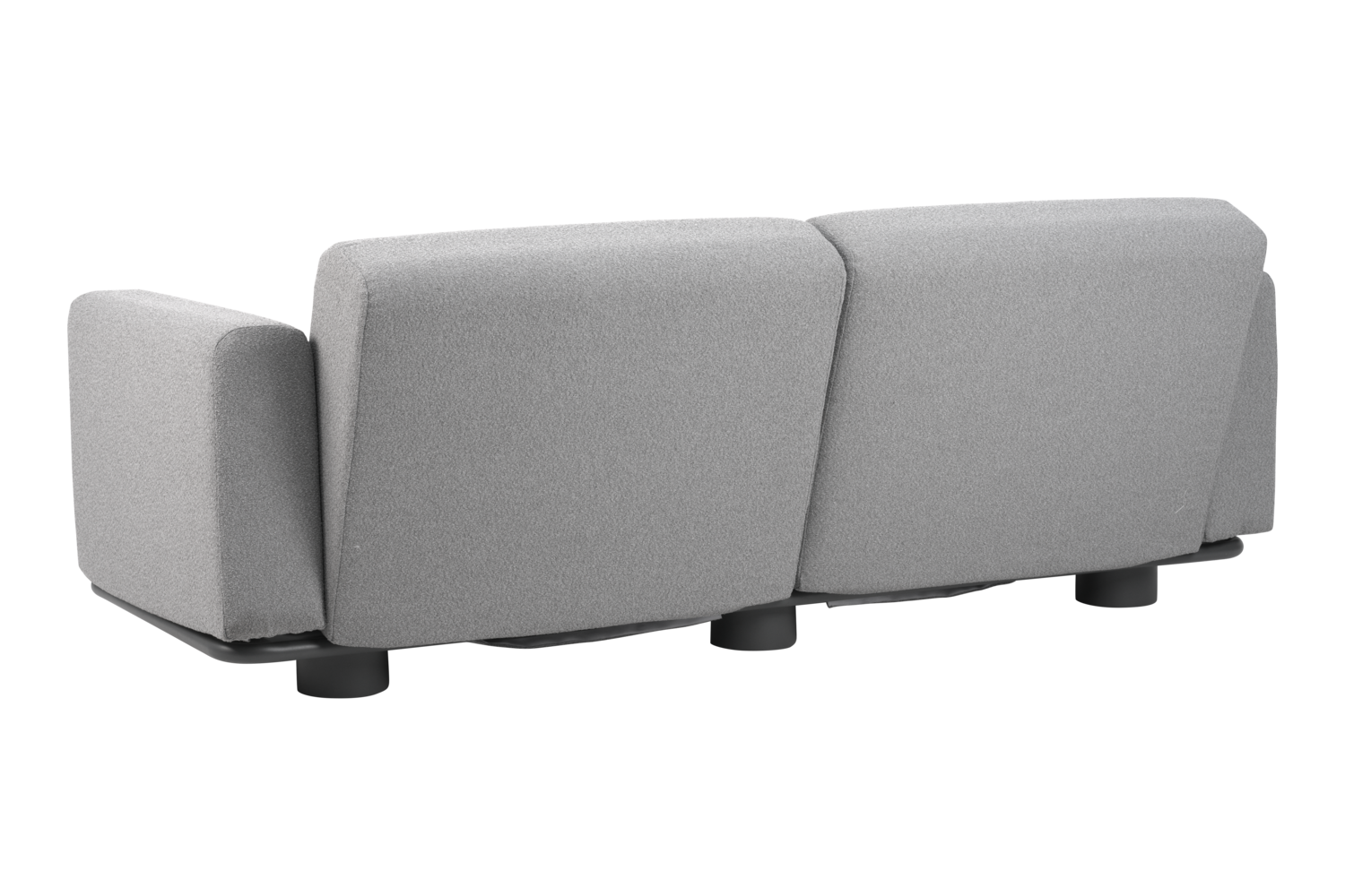 Bolster Canapé 2,5 places Anthracite/Teddy Grey