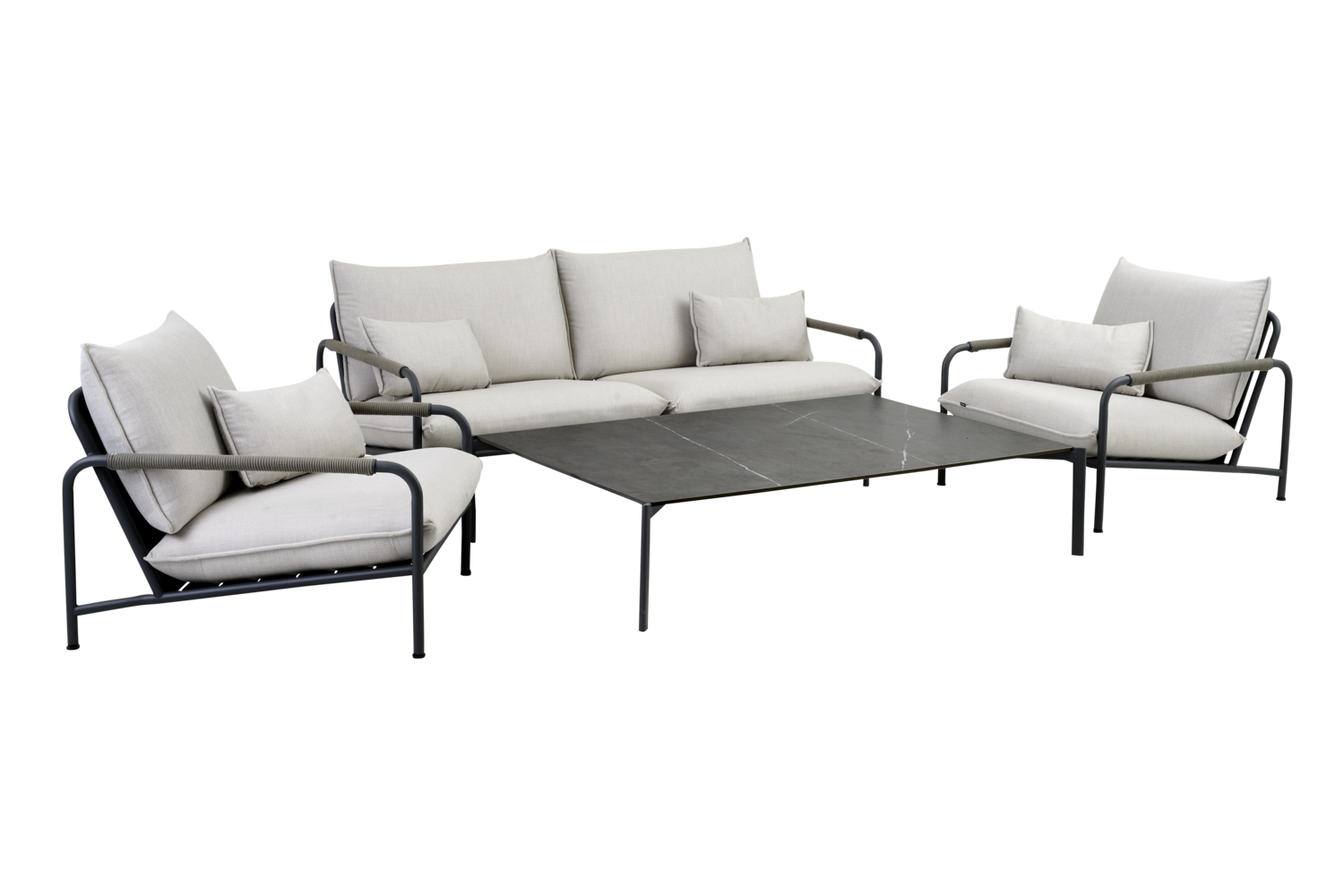 Lerberget Canapé 2,5 places Anthracite/ash