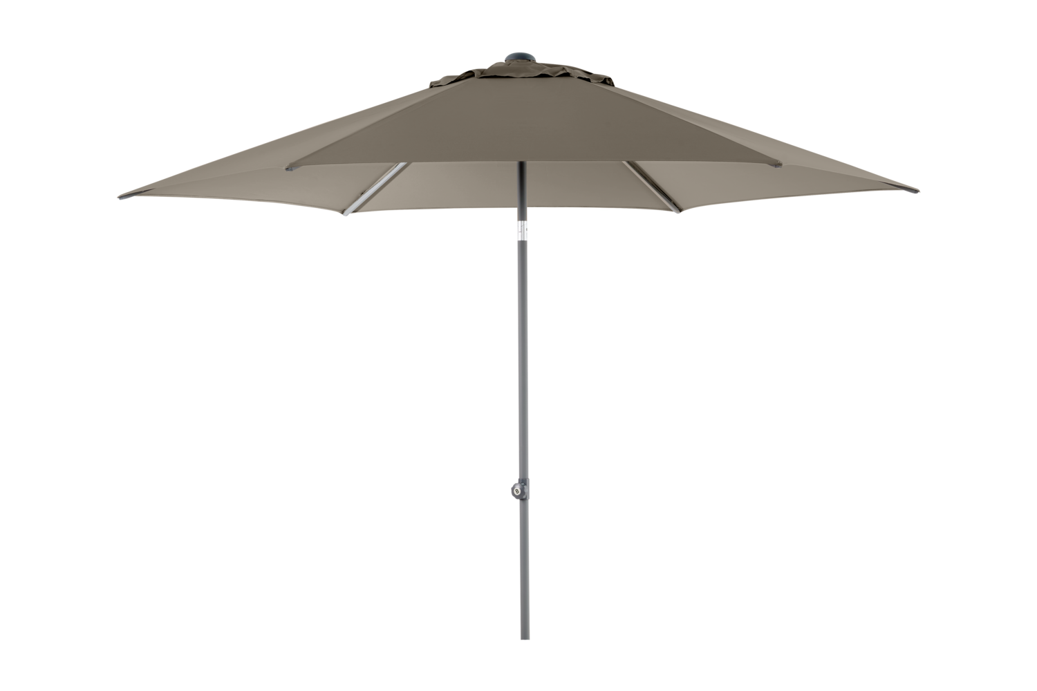 Poppi parasol Anthracite/Taupe
