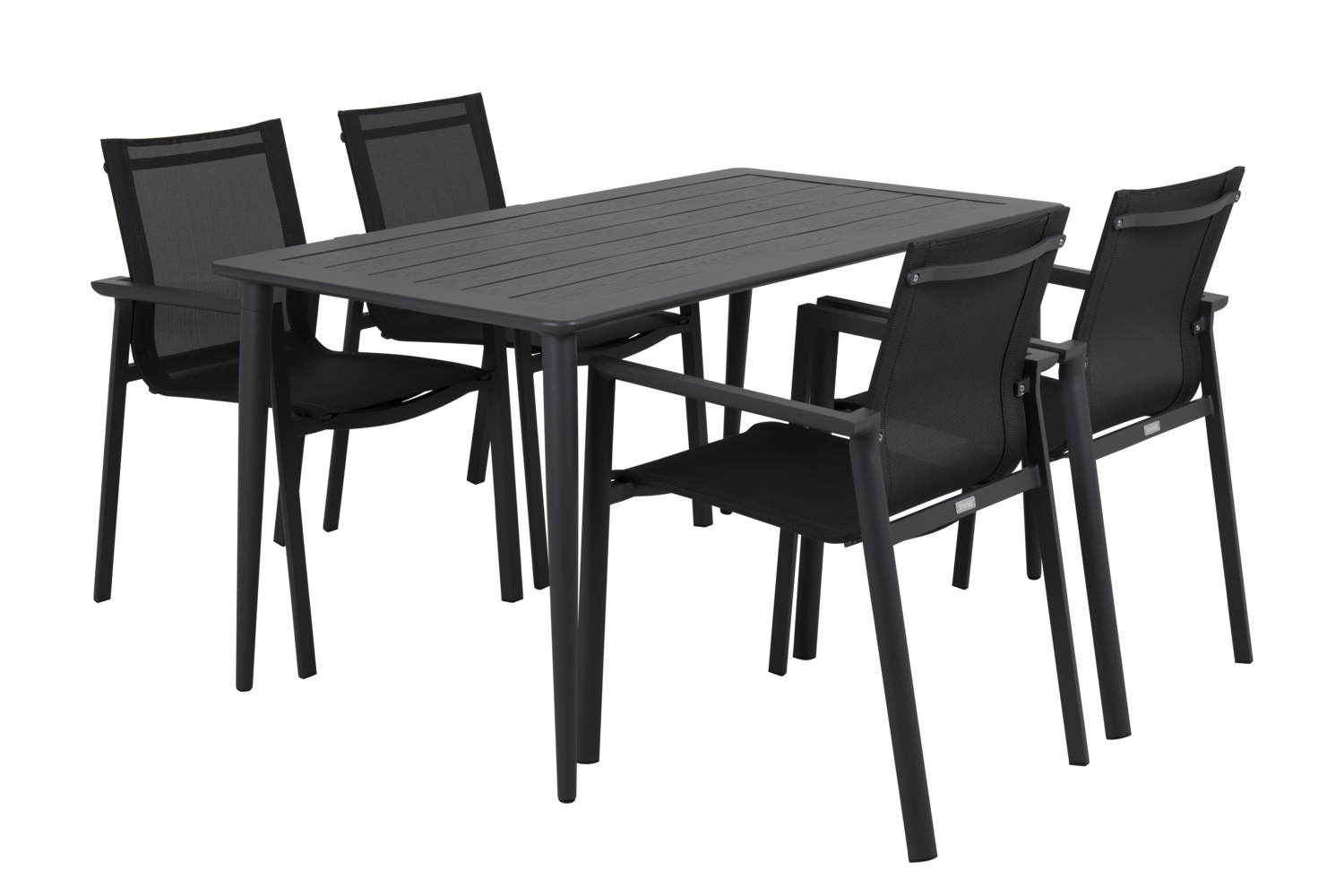 Delia fauteuil Anthracite/Noir