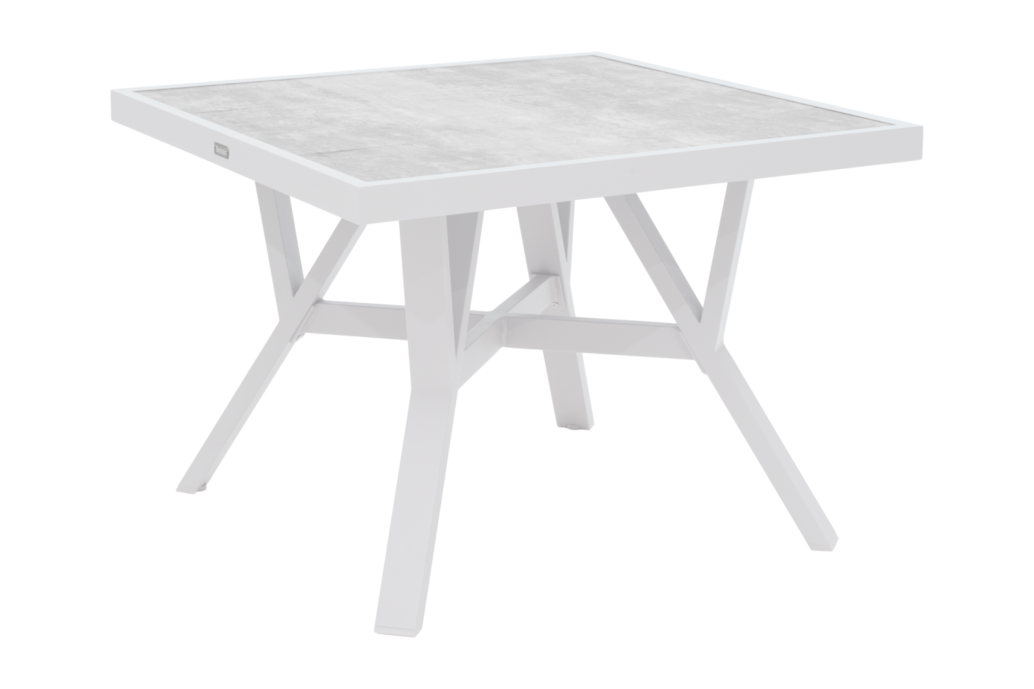 Samvaro High table salon Blanc/Gris