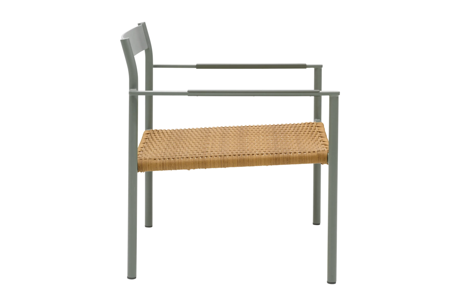 DK fauteuil lounge Dusty Green/Natur