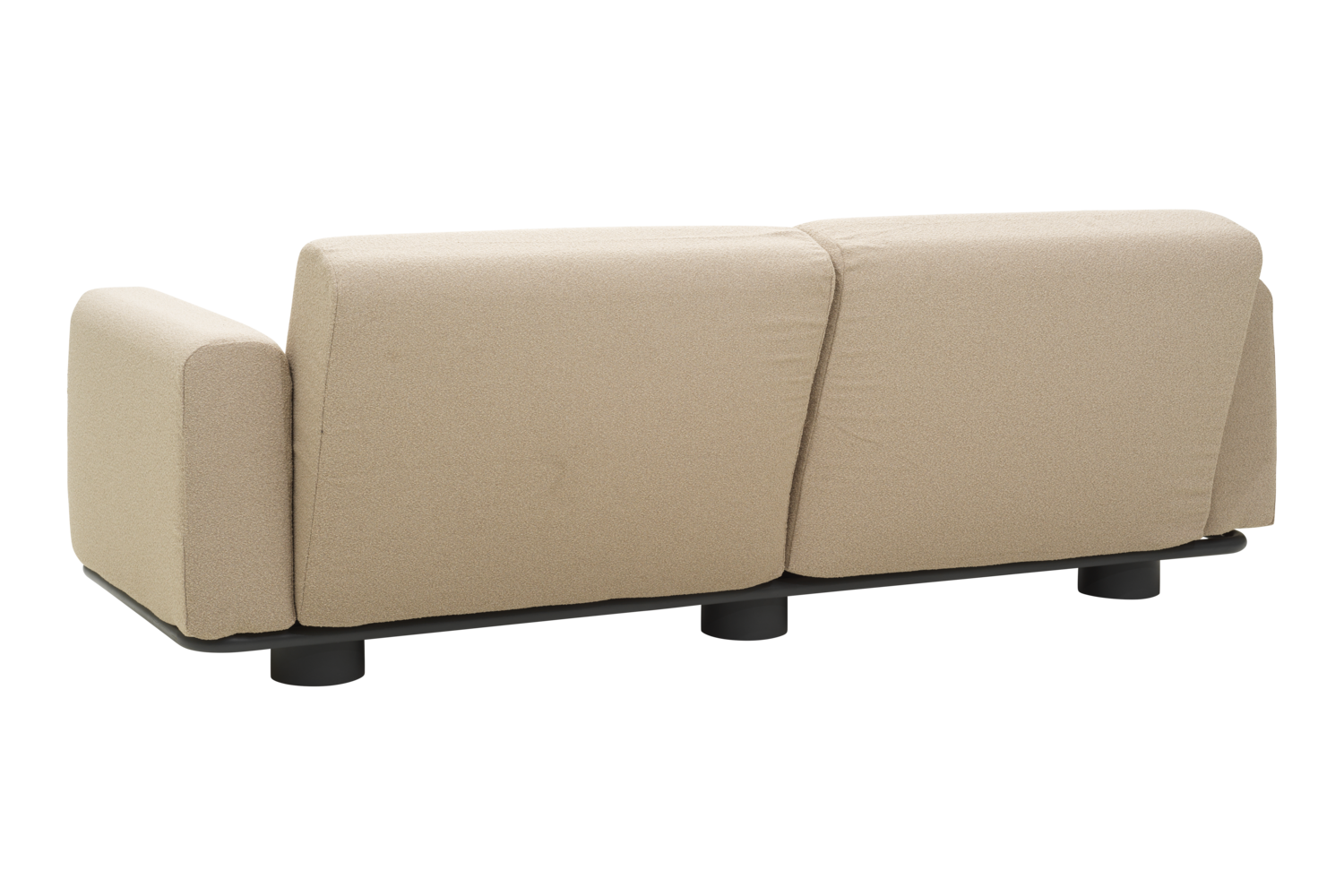 Bolster Canapé 2,5 places Anthracite/Teddy Beige