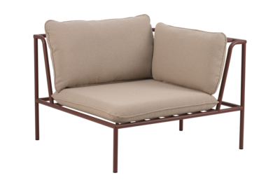 Collier angle Zin Red/Teddy Beige