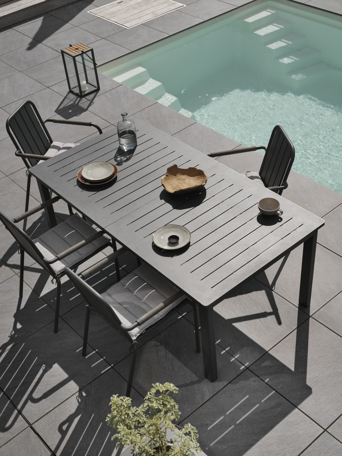 Dubai coussin de chaise Gris clair