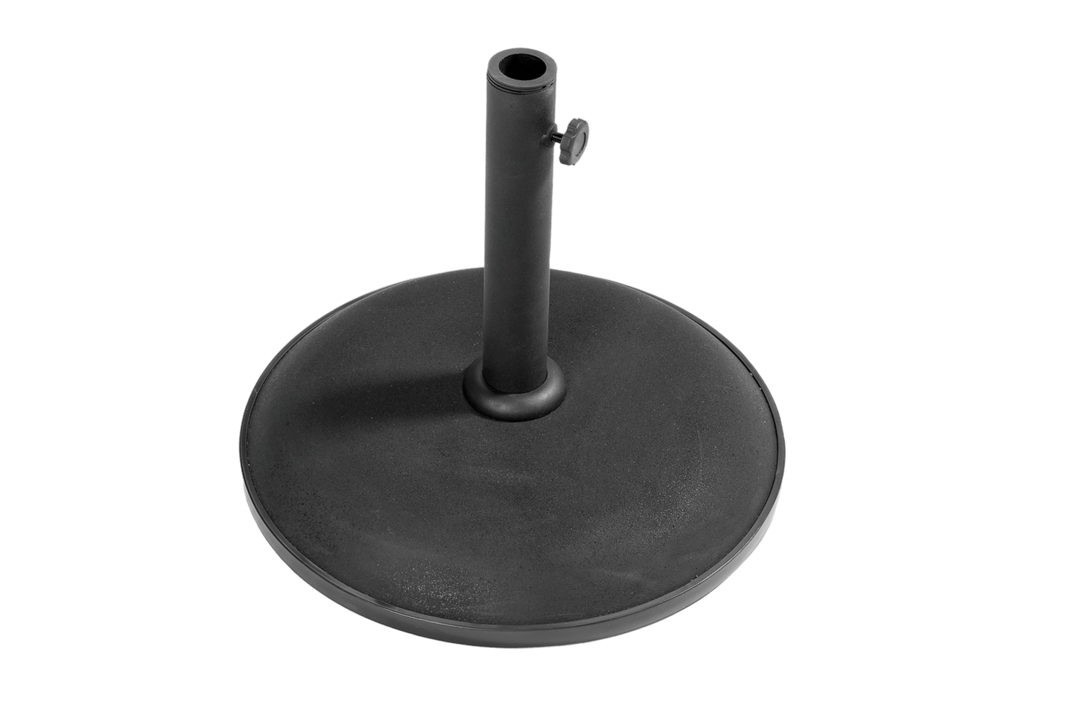 Brage pied de parasol, 15 kg Noir